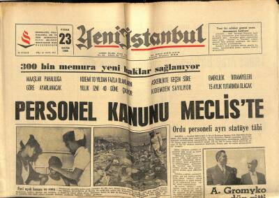 Yeni İstanbul Gazetesi 23 Mayıs 1965 - Çan Seramik Fabrikası Kordon Altında GZ102965 - 1