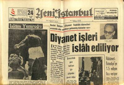 Yeni İstanbul Gazetesi 24 Kasım 1965 - İETT İşçilerine Yeni İmkanlar Tanınıyor GZ102849 - 1