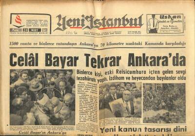 Yeni İstanbul Gazetesi 24 Mart 1963 - Güney Korede Hükümet Şiddetle Tenkid Ediliyor GZ102873 - 1