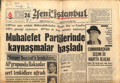 Yeni İstanbul Gazetesi 24 Mart 1966 - Sevim Çağlayan , Eski Kocası İle Gezdiği İddia Edilen Nebahat Çehrenin Muayeneye Sevkini İstedi GZ93222 - 1