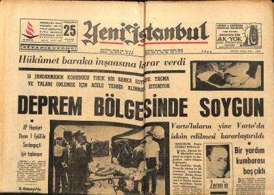 Yeni İstanbul Gazetesi 25 Ağustos 1966 - İstanbulda Bütün Telefon Konuşması Felce Uğradı - Zerenin İstifası Kabul Edildi GZ93209 - 1