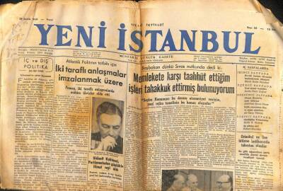 Yeni İstanbul Gazetesi - 25 Aralık 1949 - Kral Abdullah Kudüs İçin Mücadele Ediyor GZ110960 - 1