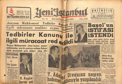 Yeni İstanbul Gazetesi 25 Eylül 1962-Kemal Aygün Beraat Etti GZ57222 - 1
