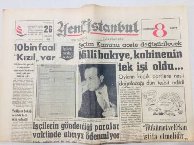 Yeni İstanbul Gazetesi 26 Aralık 1964 - Seçim Kanunu Acele Değiştirilecek GZ53154 - 1