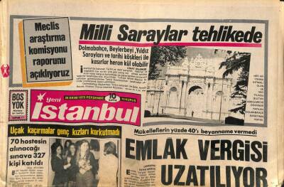Yeni İstanbul Gazetesi 26 Ekim 1972 - Grizu Faciasında Yaralanan 16 İşçi İstanbulda GZ113754 - 1