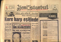 Yeni İstanbul Gazetesi 26 Ocak 1968 - Kore Harp Eşiğinde - İsmet İnönü , Dün Konferans Vermedi GZ158735 - Gökçekoleksiyon