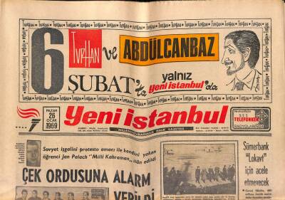 Yeni İstanbul Gazetesi 26 Ocak 1969 - Alain Delon Serbest Bırakıldı - Kebanda Polise Ateş Açıldı GZ120933 - 1