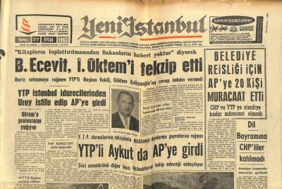 Yeni İstanbul Gazetesi 27 Eylül 1963 - Kızıl Çindeki Çiftçi İsyanında 68 Kişi Öldü GZ102808 - 1