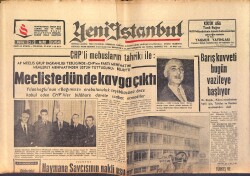 Yeni İstanbul Gazetesi 27 Mart 1964 - Bazı Sigaralar Yine Zam Gördü - Barış Kuvveti Bugün Vazifeye Başlıyor GZ158760 - Gökçekoleksiyon