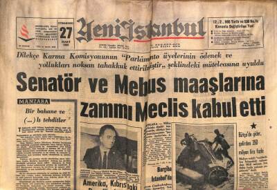 Yeni İstanbul Gazetesi 27 Mart 1965 - Amerika , Kıbrıstaki Rus Füzelerinin Sökülmesini İstedi GZ102936 - 1
