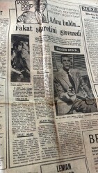 Yeni İstanbul Gazetesi 27 Nisan 1965 - Ünlü Ajan James Bond, Makarios Karşılıksız Para Basmış GZ109232 - 2