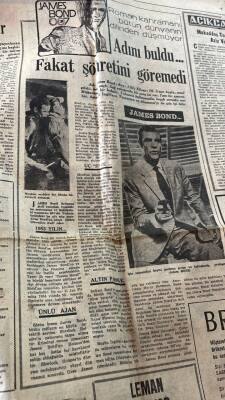 Yeni İstanbul Gazetesi 27 Nisan 1965 - Ünlü Ajan James Bond, Makarios Karşılıksız Para Basmış GZ109232 - 2