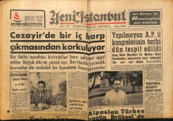 Yeni İstanbul Gazetesi 27 Temmuz 1962 - Cezayirde Bir İç Harp Çıkmasından Korkuluyor GZ66296 - 1