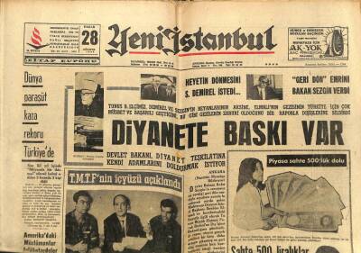 Yeni İstanbul Gazetesi 28 Ağustos 1966 - Endonezyada Açlıktan 50 Bin Müslüman Öldü GZ93129 - 1