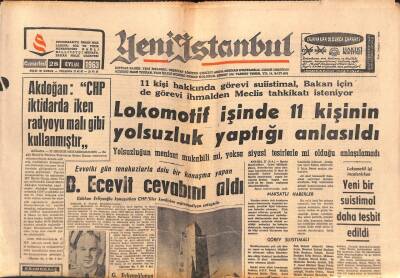Yeni İstanbul Gazetesi 28 Eylül 1963 - AP Kayseri Merkez İlçe Ve Adana İl Kongresi Yapılıyor GZ102768 - 1