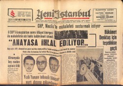 Yeni İstanbul Gazetesi 28 Mart 1964 - Hindistan'da Dini Gruplar Çarpışıyor - Adana'da 2 Gündür Et Yenmiyor GZ158761 - Gökçekoleksiyon