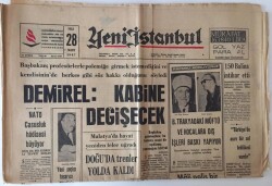 Yeni İstanbul Gazetesi 28 Mart 1967 - NATO Casusluk Hadisesi Büyüyor GZ11784 - 2