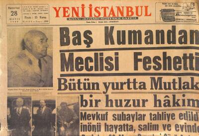 Yeni İstanbul Gazetesi 28 Mayıs 1960 - Baş Kumandan Meclisi Feshetti - 19 Mayısta Mustafa Kemal GZ125321 - 1
