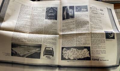 Yeni İstanbul Gazetesi 29 Ekim 1972 - TOFAŞ Fabrikası Reklamı GZ113744 - 2
