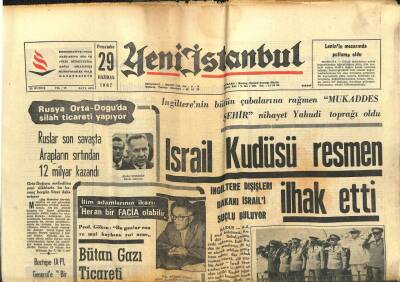 Yeni İstanbul Gazetesi 29 Haziran 1967 - Rizeli Kuyumcunun 400 Bin Liralık Mücevherleri Bulundu GZ102893 - 1