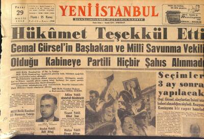 Yeni İstanbul Gazetesi 29 Mayıs 1960 - Şemi Ergin , Sıtkı Yırcalı Ve Budakoğlu Serbest Bırakıldı - Hükümet Teşekkül Etti GZ125323 - 1