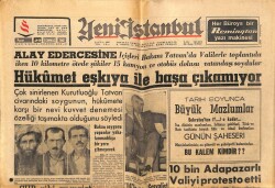 Yeni İstanbul Gazetesi 29 Temmuz 1962 - 10 Bin Adapazarlı Valiyi Protesto Etti GZ66263 - 1