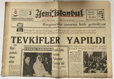 Yeni İstanbul Gazetesi 3 Eylül 1966 - Bozguncular Zararsız Hale Getiriliyor GZ60646 - 1