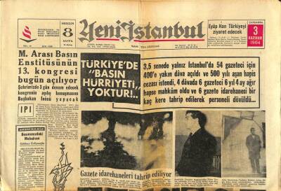 Yeni İstanbul Gazetesi 3 Haziran 1964 - Kıbrıs İşçileri Aybarı Telin Ettiler GZ93100 - 1