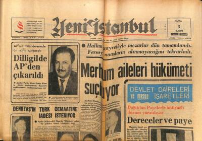 Yeni İstanbul Gazetesi 3 Kasım - Bir Budist Kendini Yaktı GZ76747 - 1