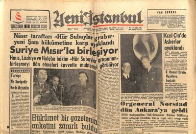 Yeni İstanbul Gazetesi 3 Nisan 1962 - Kızıl Çin`de Askerler Ayaklandı GZ57292 - 1