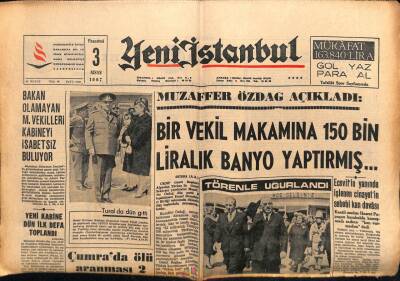 Yeni İstanbul Gazetesi 3 Nisan 1967 - Fenerbahçe Nihayet Galatasaray`ı Yendi 3-1 GZ57070 - 1