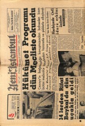 Yeni İstanbul Gazetesi 3 Temmuz 1962 - Ali Fuat Başgil,Harbiyede Örfi İdare Erkanı GZ66269 - 2