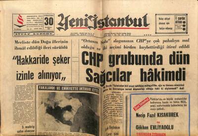 Yeni İstanbul Gazetesi 30 Haziran 1966 - Hakkari`de Şeker İzinle Alınıyor GZ57142 - 1