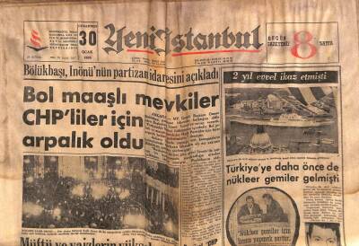 Yeni İstanbul Gazetesi 30 Ocak 1965 -10 Bin Nüfuslu Silivride 3 Bin Kişi Vereme Tutulmuş GZ57204 - 1