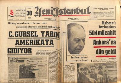 Yeni İstanbul Gazetesi 30 Ocak 1966 - Kızıl Çinde 10 Bin Çiftçi İsyan Etti GZ84188 - 1