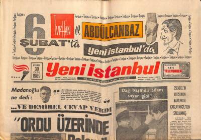 Yeni İstanbul Gazetesi 30 Ocak 1969 - Selda Alkor Yeni Bir Sevgili Buldu - Fatma Girik Şarkıcı Oldu GZ120927 - 1