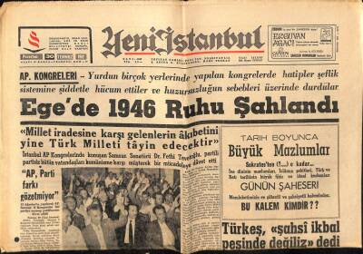 Yeni İstanbul Gazetesi 30 Temmuz 1962 - Egede 1946 Ruhu Şahlandı GZ66264 - 1