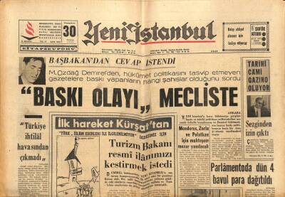 Yeni İstanbul Gazetesi 30 Temmuz 1966 - Menderes , Zorlu Ve Polatkan İçin Muhteşem Mezar Yapılacak GZ93164 - 1