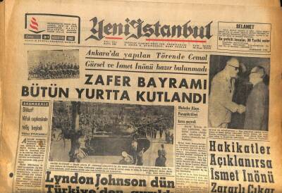 Yeni İstanbul Gazetesi 31 Ağustos 1962 Irak Petrol Borularını Kürtler Havaya Uçurdu GZ86481 - 1
