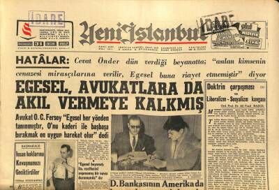 Yeni İstanbul Gazetesi 31 Ocak 1962 - Bayarın Nerede Muayene Edileceği Açıklanıyor GZ93121 - 1