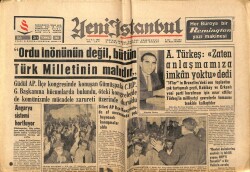 Yeni İstanbul Gazetesi 31 Temmuz 1962 - Alparslan Türkeş,Anlaşmamıza İmkan Yoktu GZ66280 - 1
