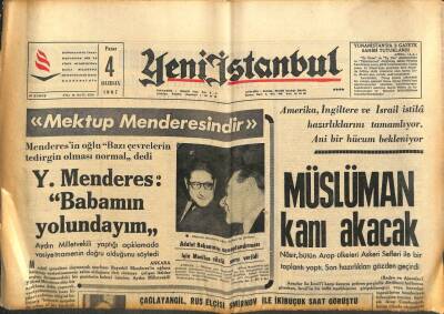 Yeni İstanbul Gazetesi 4 Haziran 1967 - İzmirin En Lüks Hastahanesinde Gece Doktor Yok GZ102905 - 1