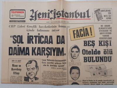 Yeni İstanbul Gazetesi - 4 Kasım 1968 - Fenerbahçe PTTye İki Dakikada Yenildi GZ112072 - 1
