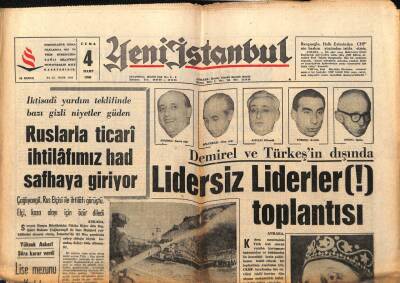 Yeni İstanbul Gazetesi 4 Mart 1966 - Ruslarla Ticari İhtilafımız Had Safhaya Giriyor GZ84185 - 1