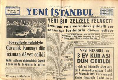 Yeni İstanbul Gazetesi 4 Ocak 1952 - Türkiye , Arap Alemi İle Batı Arasında Arabuluculuk Edecek GZ105042 - 1