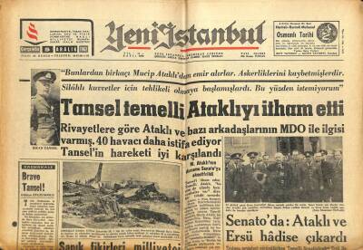 Yeni İstanbul Gazetesi 5 Aralık 1962 - Fethi Çelikbaşın Anayasa Mahkemesinde Yargılanması Talep Edildi GZ102858 - 1