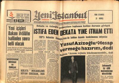 Yeni İstanbul Gazetesi 5 Ekim 1963 - Halkın Sırtından 80 Milyon Kazanılan Soya Yağı Suistimali Önlenemedi GZ102820 - 1