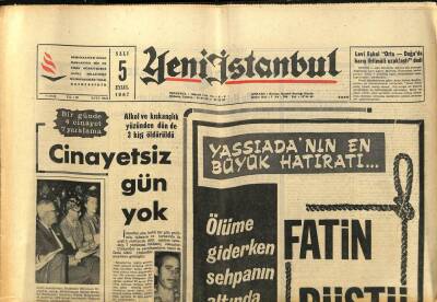 Yeni İstanbul Gazetesi 5 Eylül 1967 - Libya Kralı Hüseyin Sunayın Davetlisi Olarak 20 Gün Kalmak Üzere Bursaya Geldi GZ93073 - 1