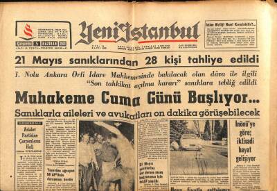 Yeni İstanbul Gazetesi 5 Haziran 1963 - Mihrimah Sultan Camiinin Mihrap Şamdanları Kayboldu GZ93175 - 1