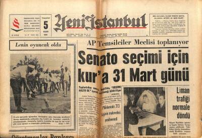 Yeni İstanbul Gazetesi 5 Mart 1966 - İzmir Limanında Emniyet Tedbirleri GZ84184 - 1